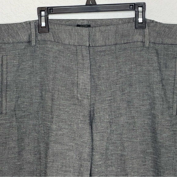 Talbots pants 16W gray professional work slacks elastic waist - Picture 2 of 7